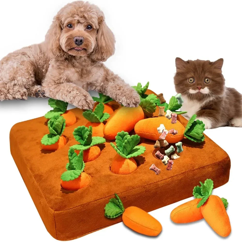 Snuffle Mat with Carrots - Pet Toy