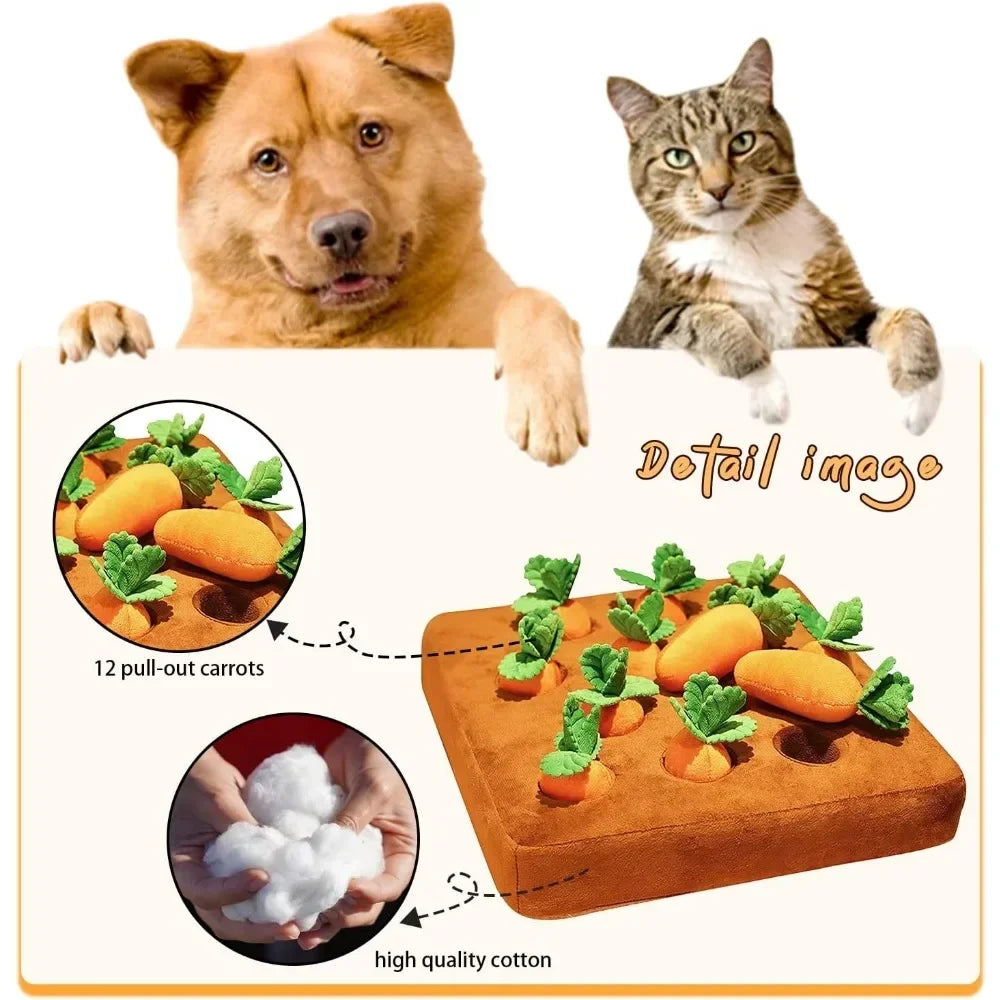 Snuffle Mat with Carrots - Pet Toy