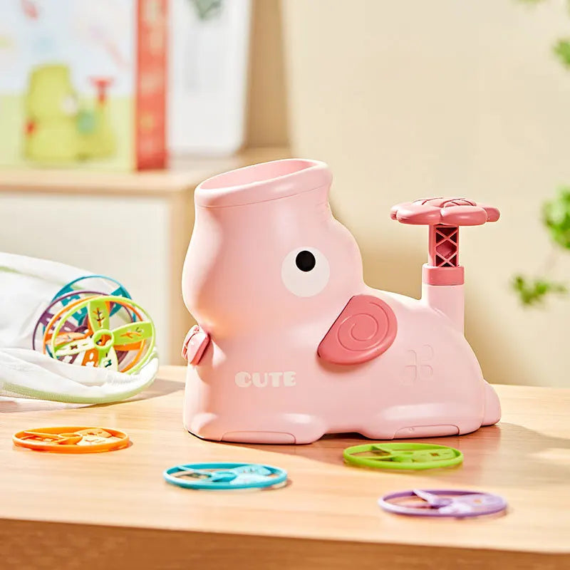 Cheerful Pigs Frisbee Set - Active Outdoor Fun