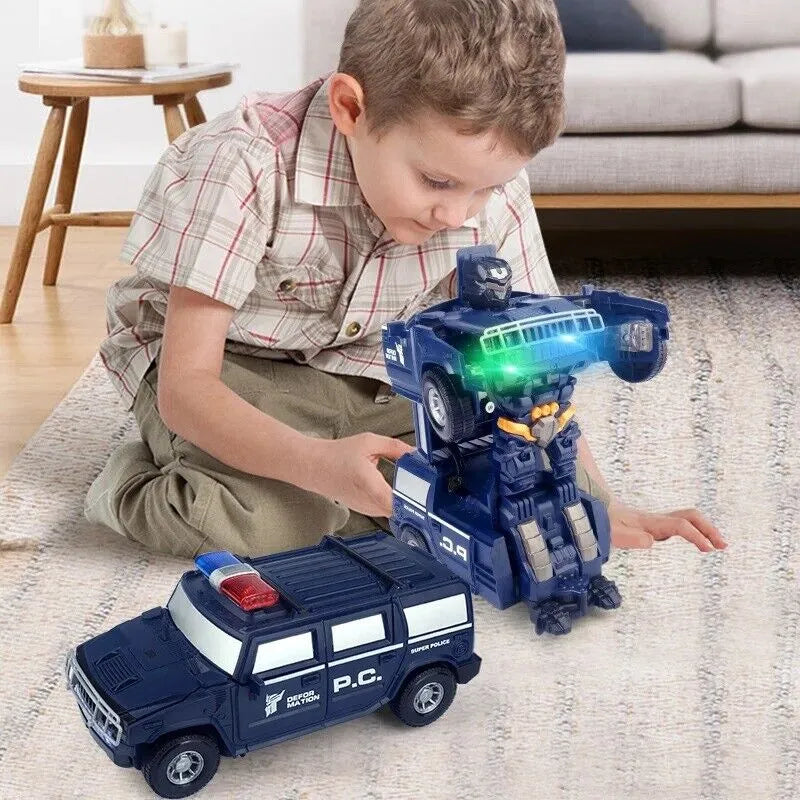 Transforming Robot Car | Police Car and Robot Toy
