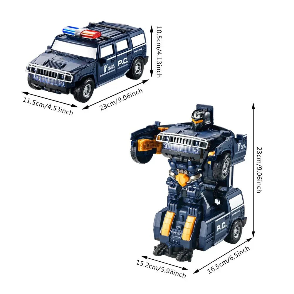 Transforming Robot Car | Police Car and Robot Toy