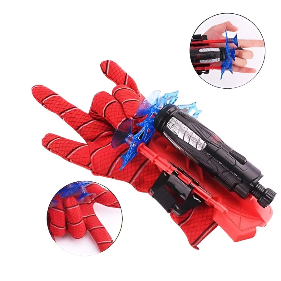 Interactive Superhero Hand Toy with Spider Launcher – For Children Aged 3 and Up