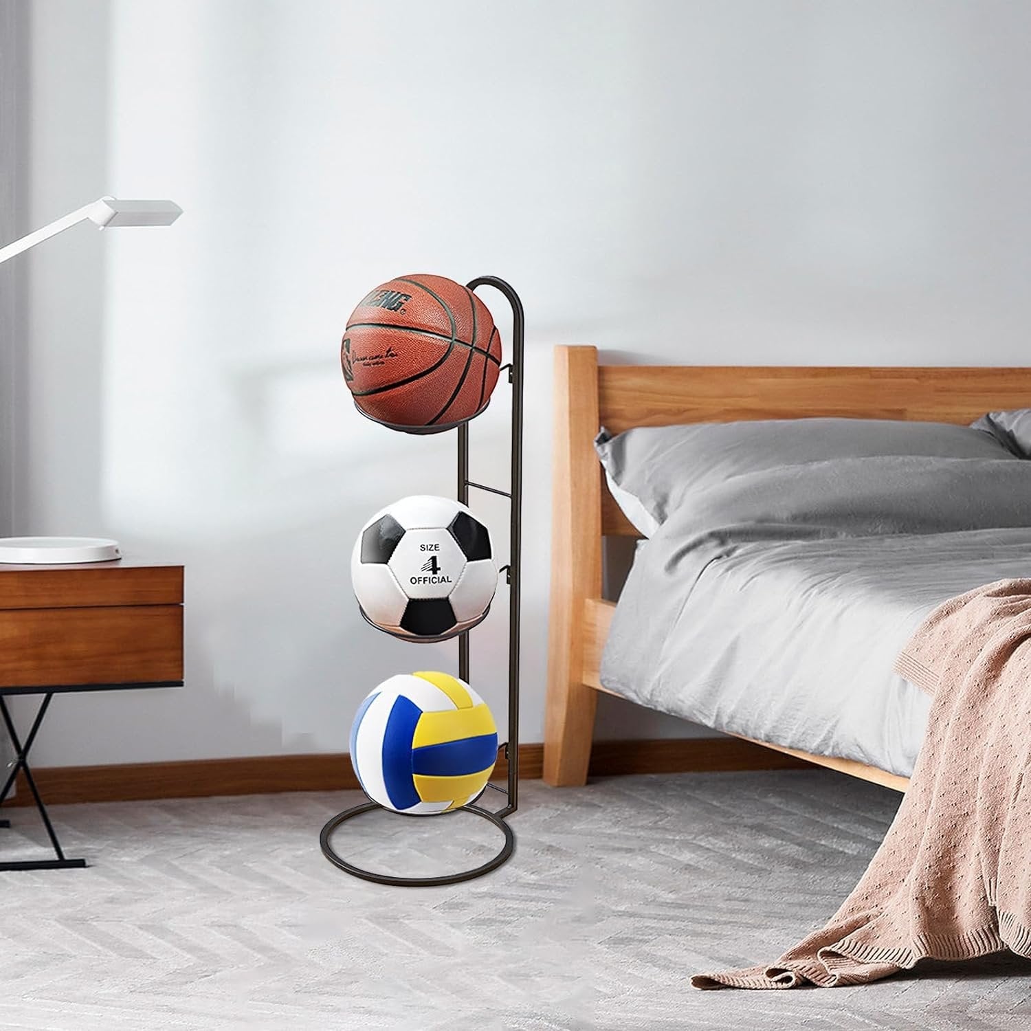 Compact Storage Rack for Sports Balls and Accessories – BallRack Pro