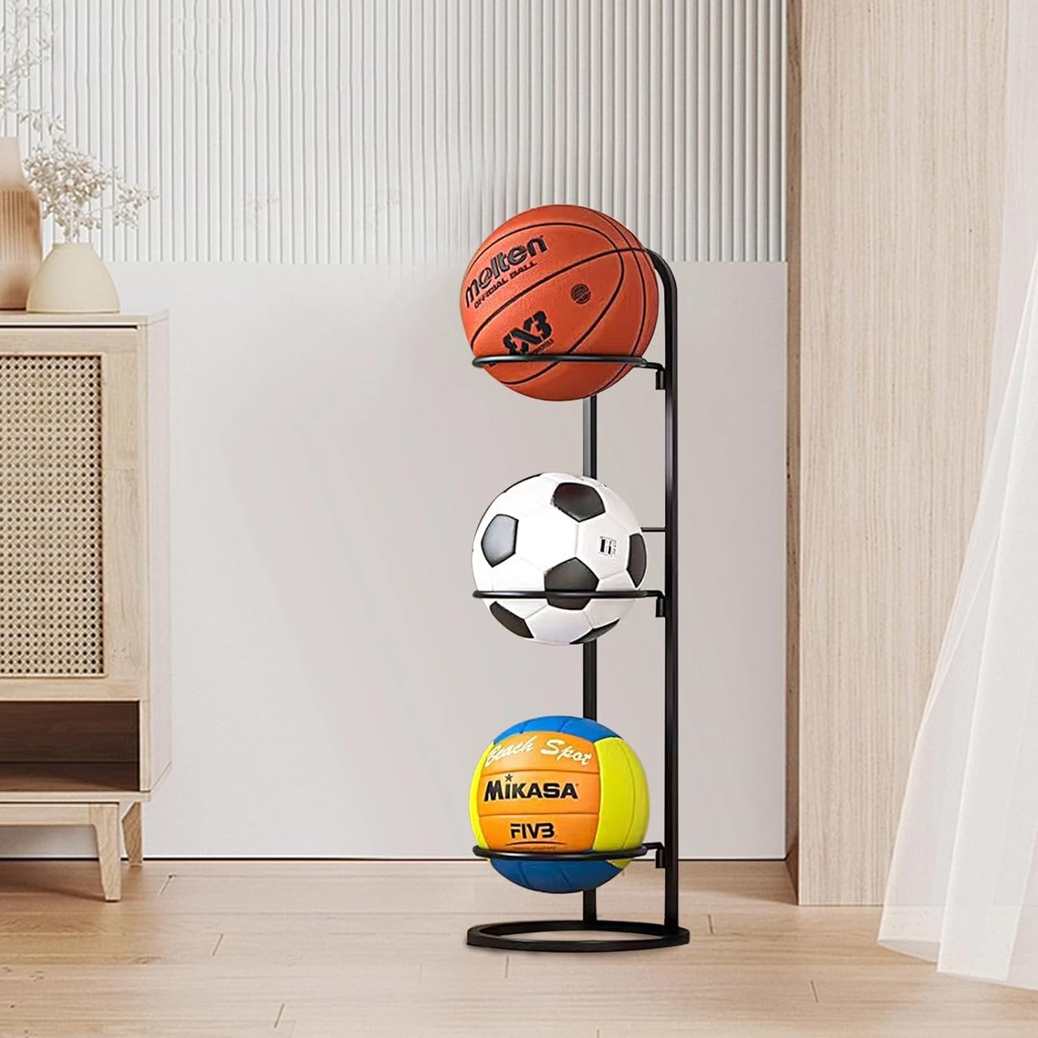 Compact Storage Rack for Sports Balls and Accessories – BallRack Pro