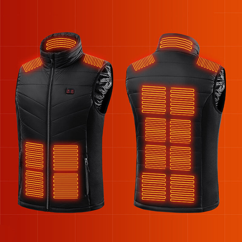ThermoWarm Unisex Heated Gilet with Rechargeable Battery – Perfect for Cold Winter Days