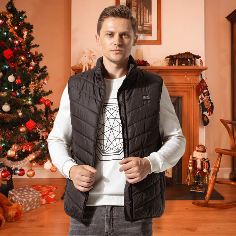ThermoWarm Unisex Heated Gilet with Rechargeable Battery – Perfect for Cold Winter Days
