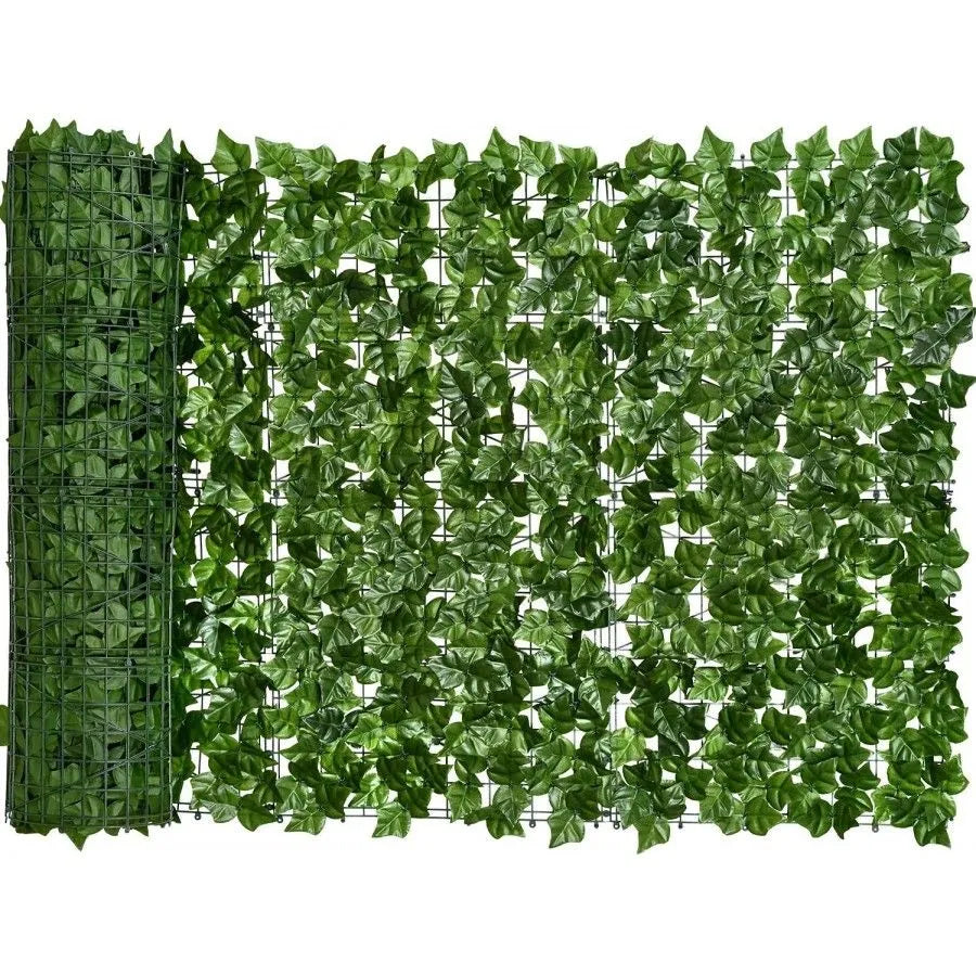 NatureCove Expandable Faux Ivy Fence | Silk-Like Privacy Screen for Indoor and Outdoor Use