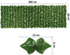 NatureCove Expandable Faux Ivy Fence | Silk-Like Privacy Screen for Indoor and Outdoor Use