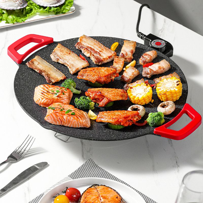 PrimeGrill Smart Smokeless Grill | Compact Electric Grill with Adjustable Heat Settings and Easy Cleanup