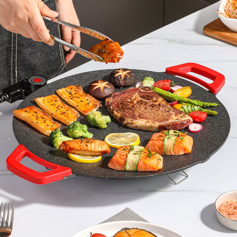 PrimeGrill Smart Smokeless Grill | Compact Electric Grill with Adjustable Heat Settings and Easy Cleanup