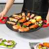 PrimeGrill Smart Smokeless Grill | Compact Electric Grill with Adjustable Heat Settings and Easy Cleanup