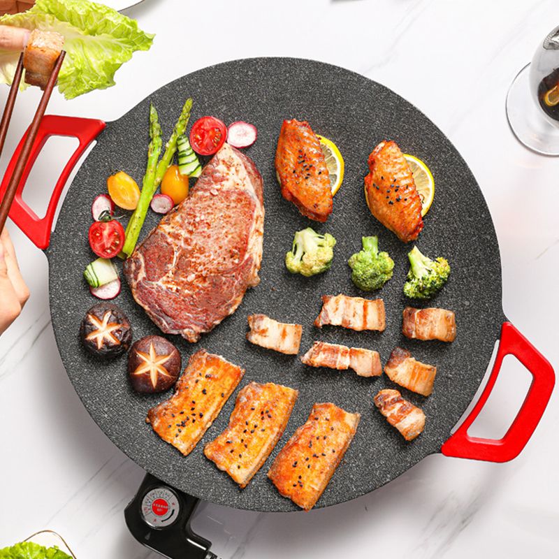 PrimeGrill Smart Smokeless Grill | Compact Electric Grill with Adjustable Heat Settings and Easy Cleanup