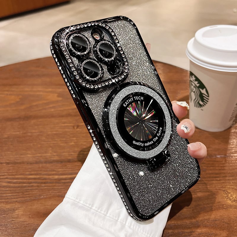 ✨SPARKLING DIAMOND MAGNETIC RING CASE FOR IPHONE