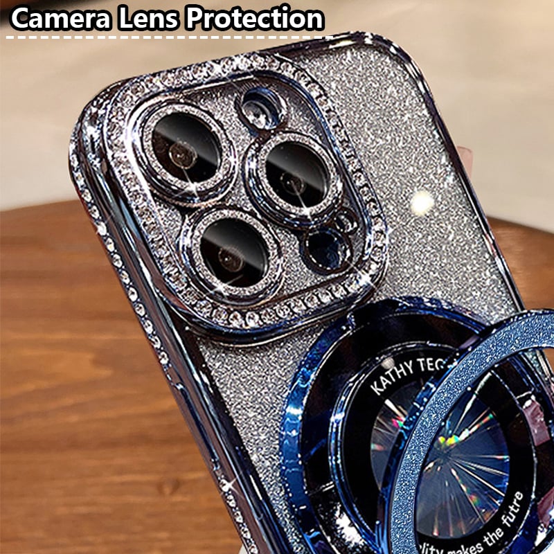 ✨SPARKLING DIAMOND MAGNETIC RING CASE FOR IPHONE