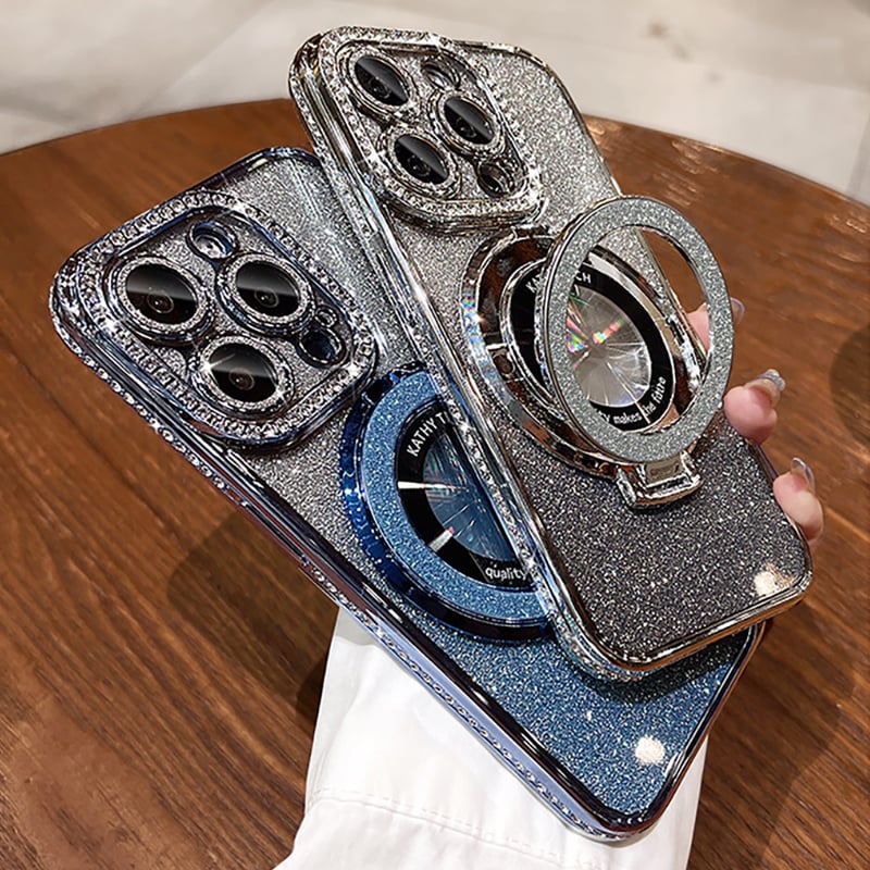 ✨SPARKLING DIAMOND MAGNETIC RING CASE FOR IPHONE