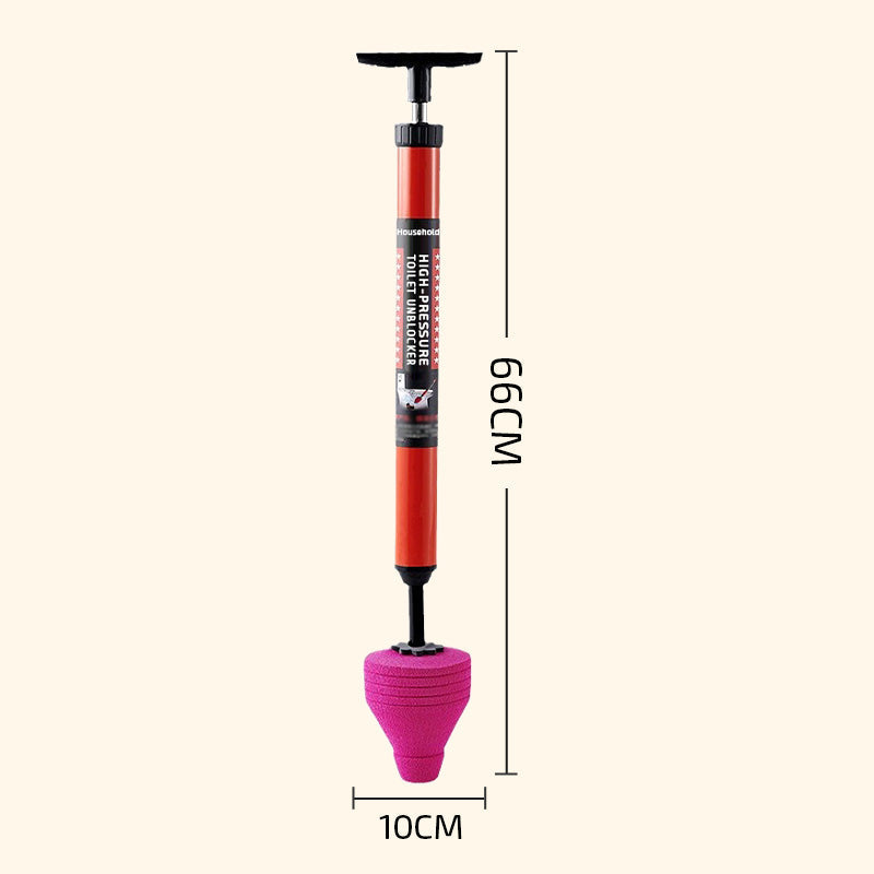 AirBlast Pro High-Pressure Drain Cleaner | Powerful Pneumatic Plunger for Toilets, Sinks, and Drains