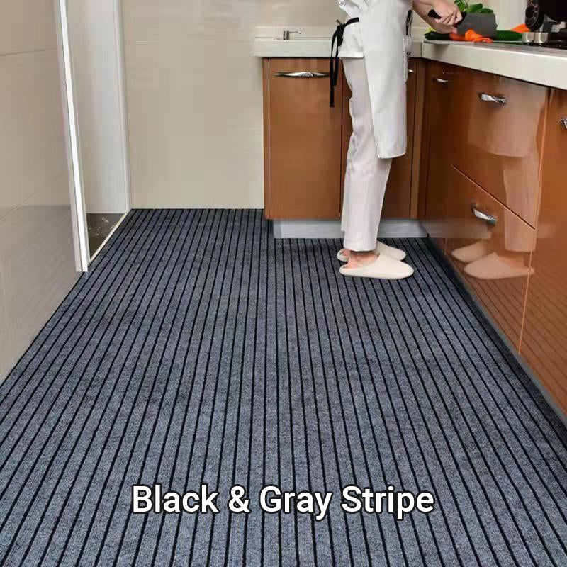Non-slip, grease-resistant, and washable rug