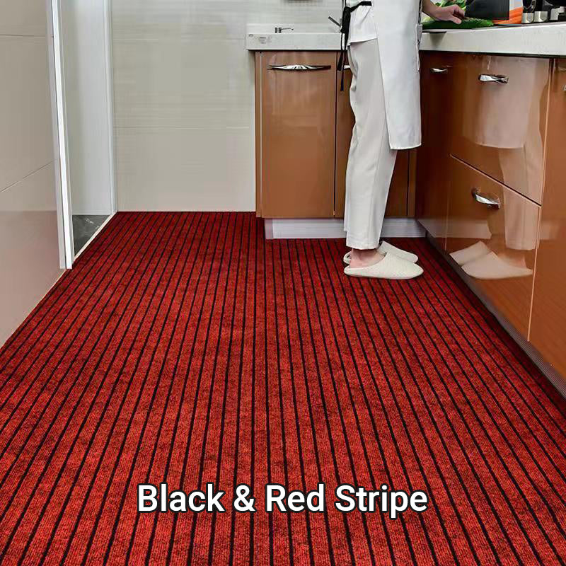 Non-slip, grease-resistant, and washable rug