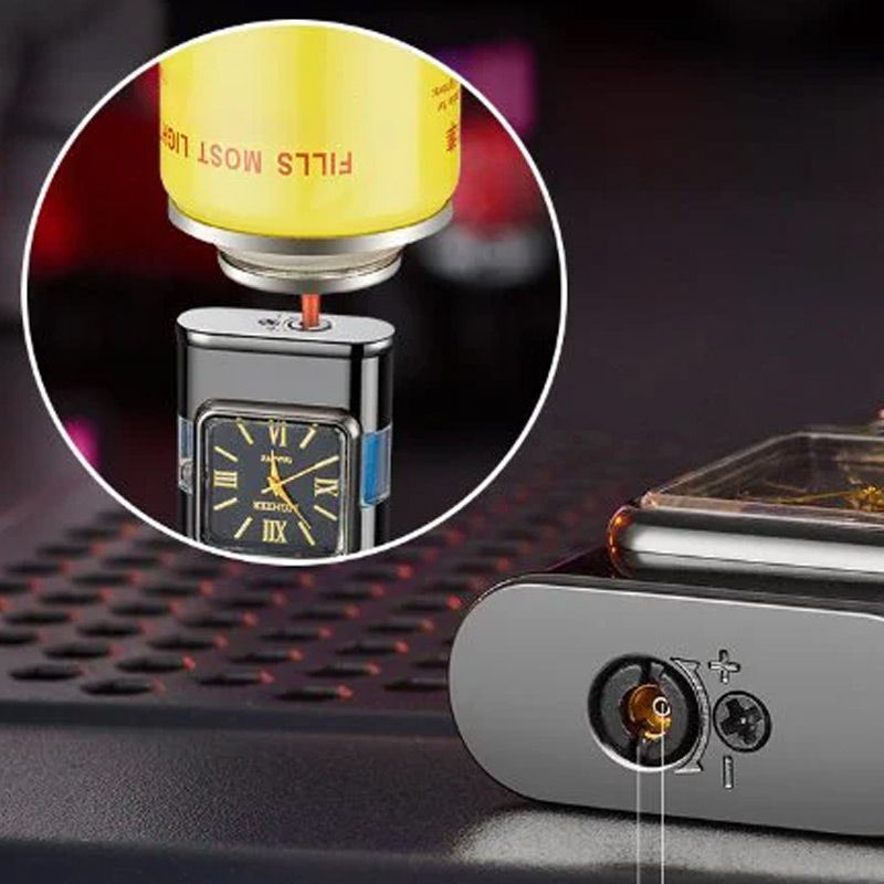 Sandsberg Vintage Watch Bezel Jet Flame Lighter