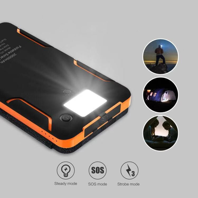 25000mAh High-Performance Solar Power Bank - Fast Charging