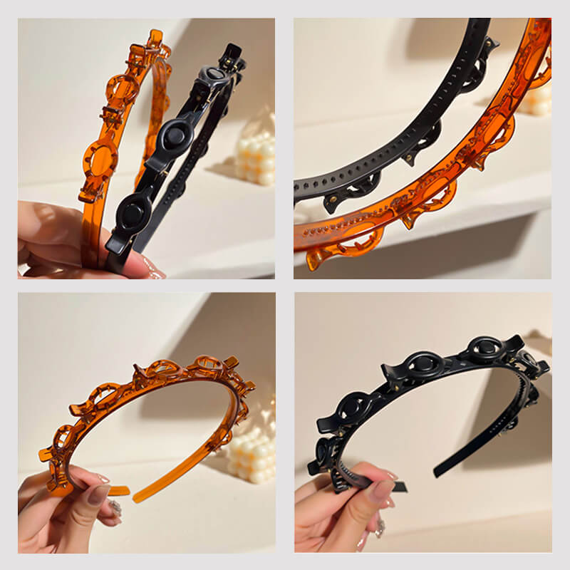 Braided Hairband with Grip – Bibi