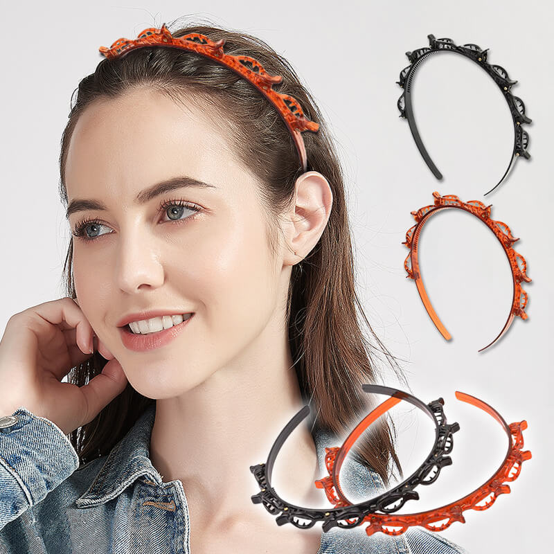 Braided Hairband with Grip – Bibi