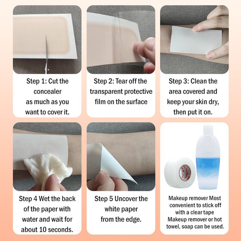 New Ultra-Thin Tattoo and Scar Concealer Patch