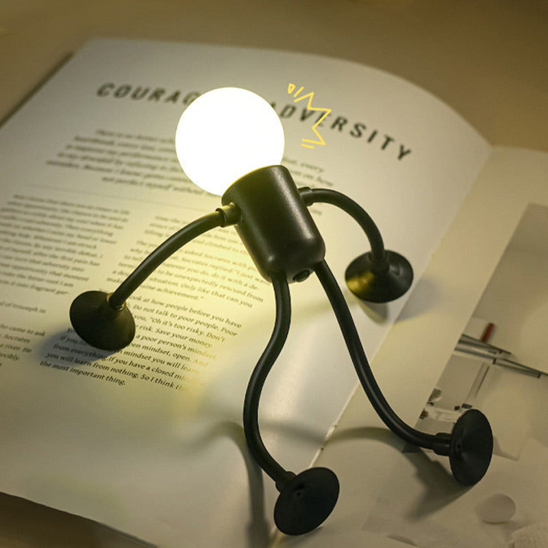 Flexible Desk Lamp with Suction Cup – Playful and Adjustable Lighting for Home or Work