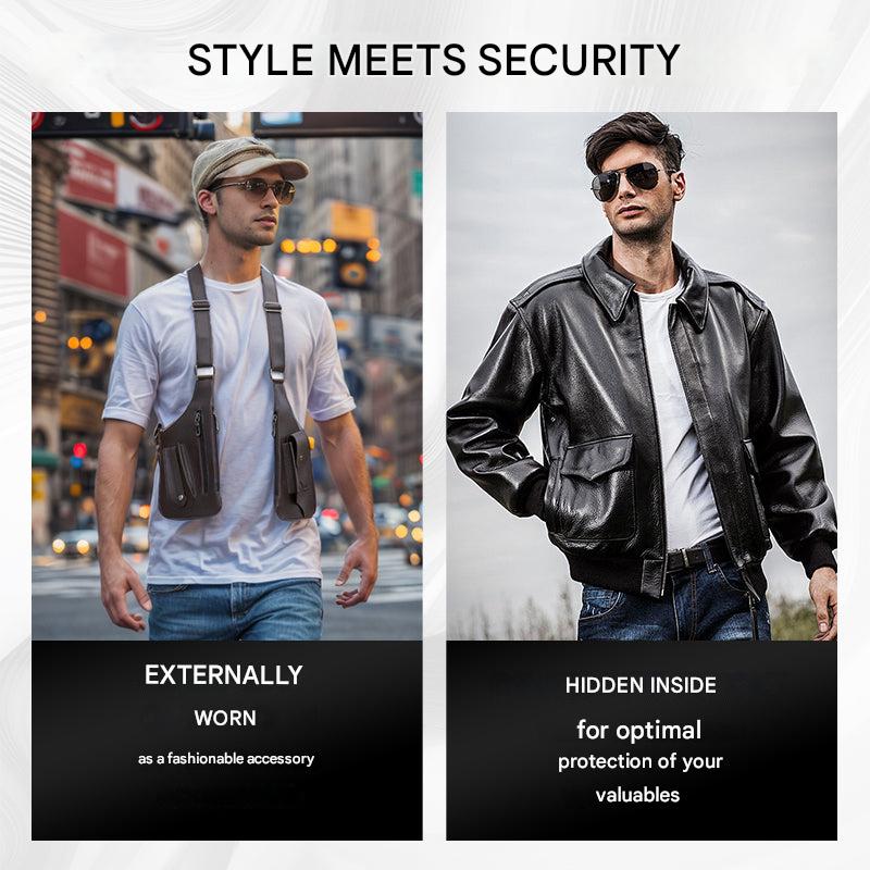 Anti-theft Men's Shoulder Bag – ShadowCarry Pro