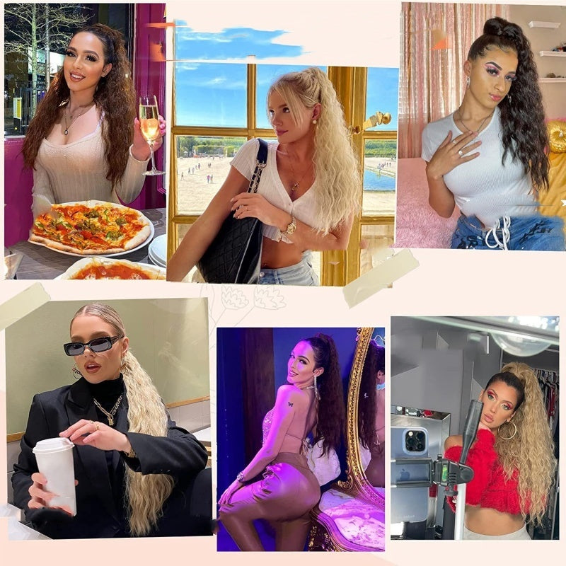 Curly Clip-in Ponytail – Nayla