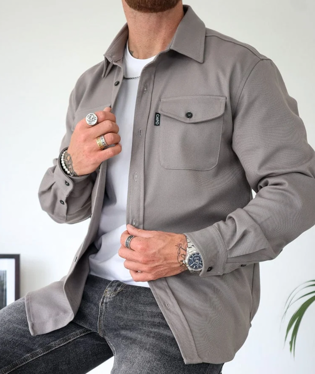 Men's Long Sleeve Shirt - Functional and Stylish Design
