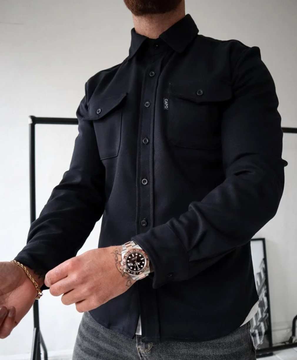 Men's Long Sleeve Shirt - Functional and Stylish Design