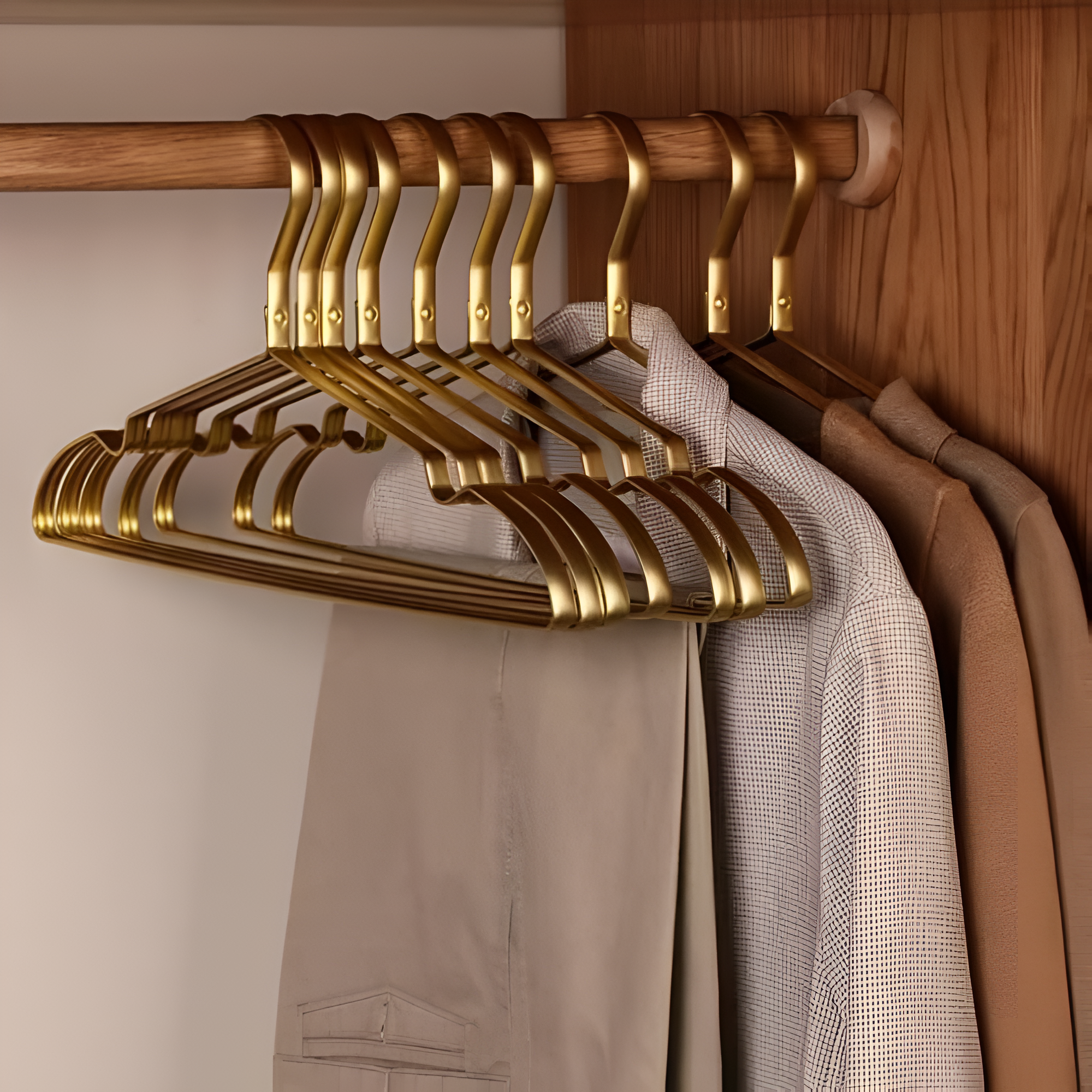 Anti-Slip Aluminium Hangers | Space-Saving Design