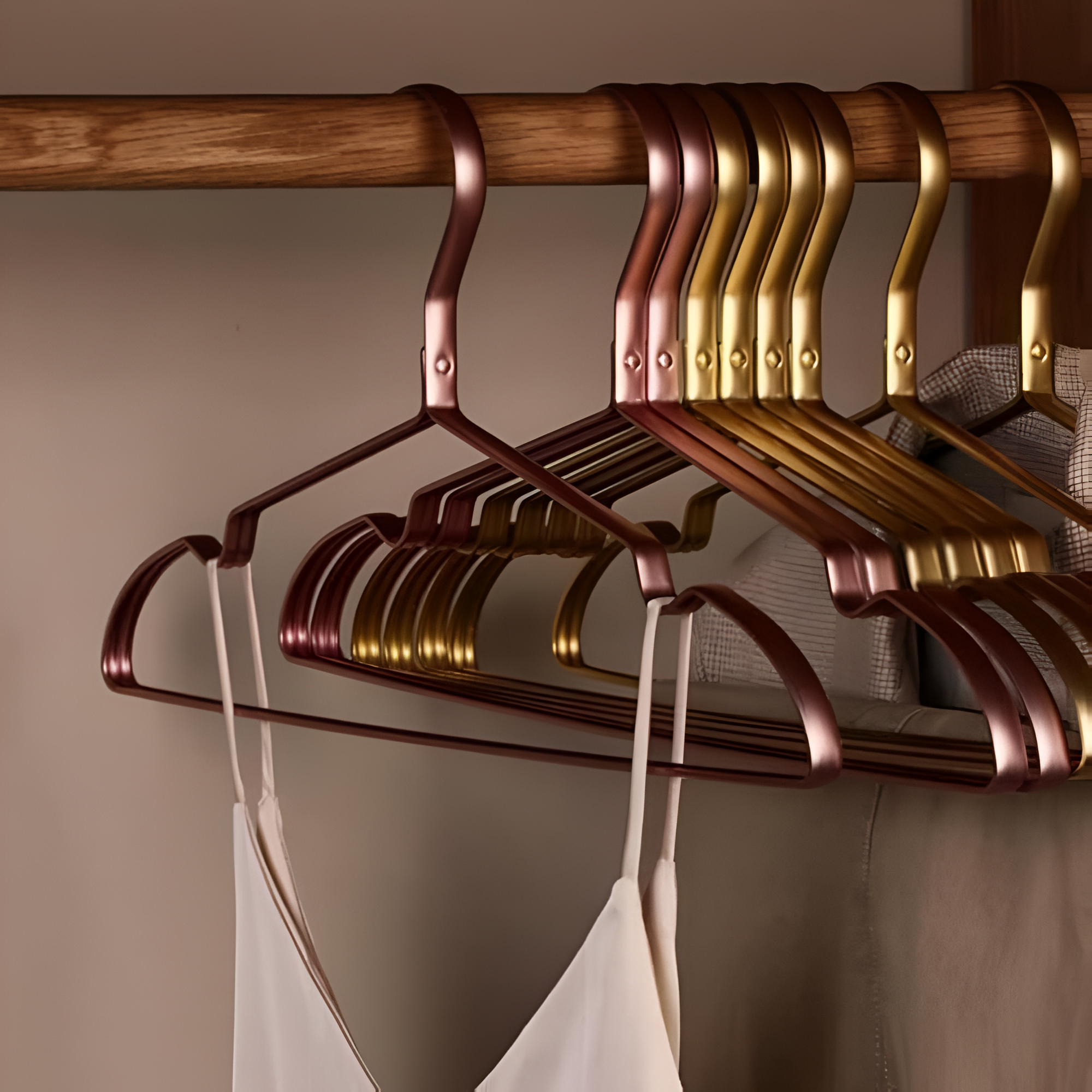 Anti-Slip Aluminium Hangers | Space-Saving Design