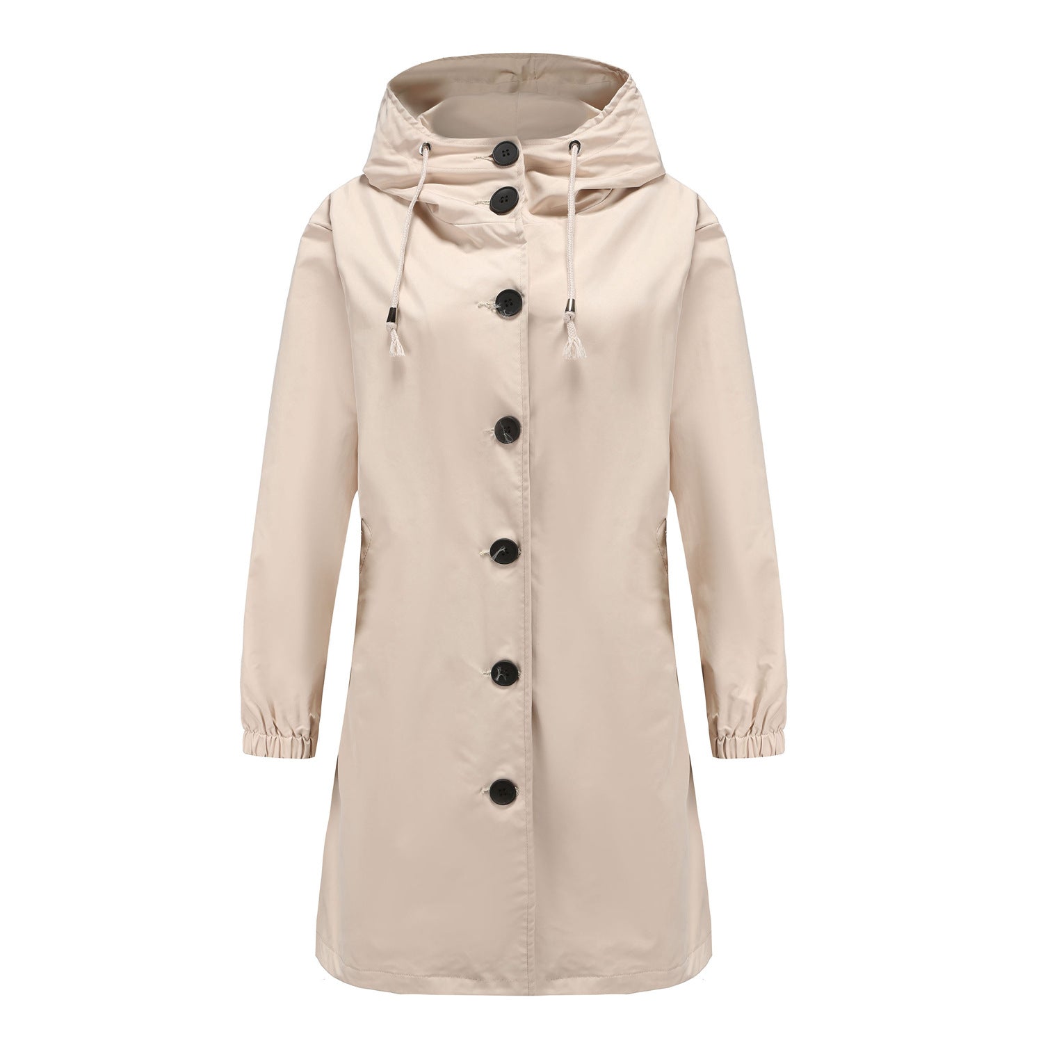 Ladies' Raincoat - Stylish with Hood, Waterproof