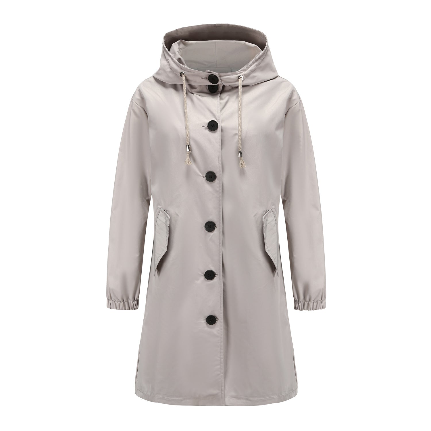 Ladies' Raincoat - Stylish with Hood, Waterproof