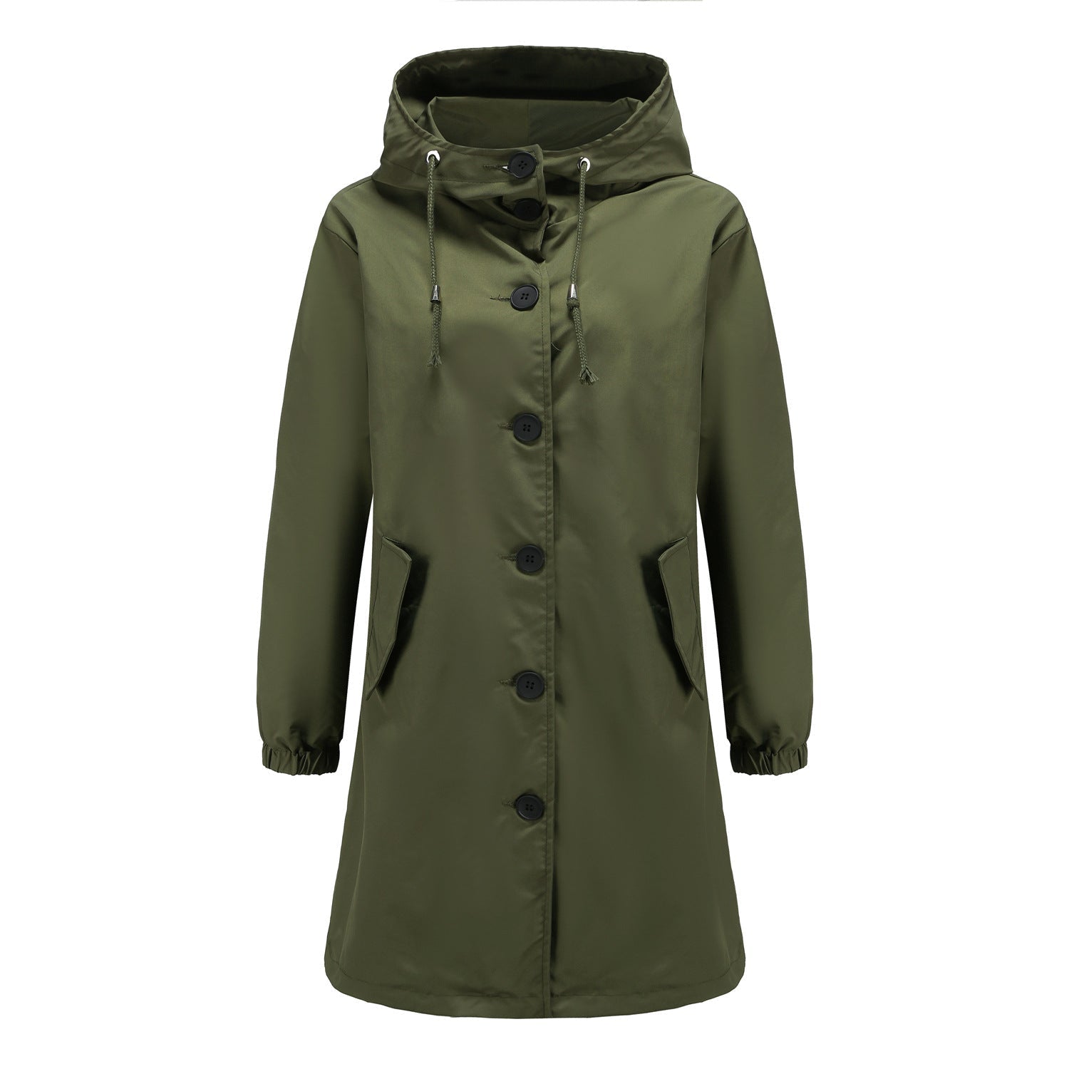 Ladies' Raincoat - Stylish with Hood, Waterproof