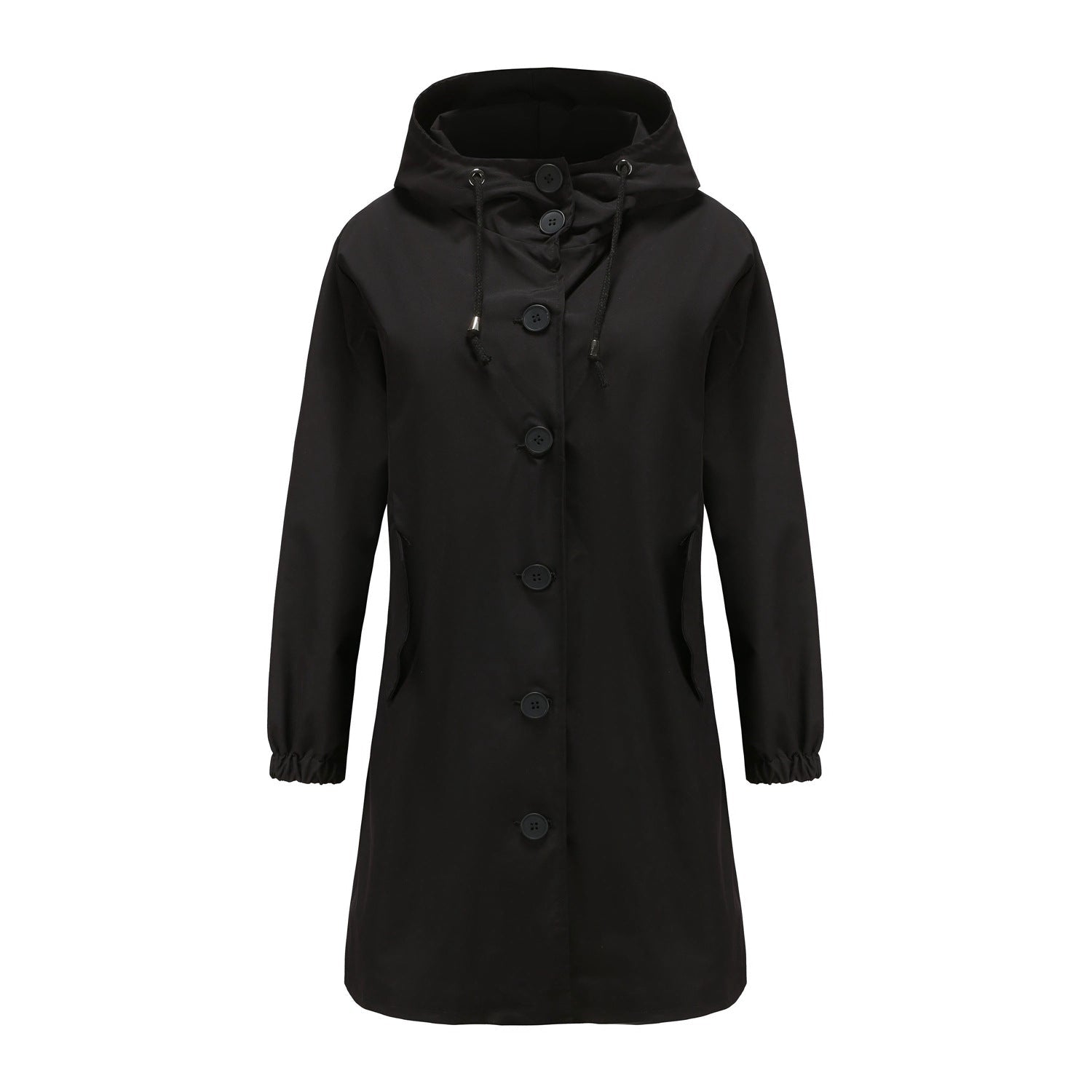 Ladies' Raincoat - Stylish with Hood, Waterproof