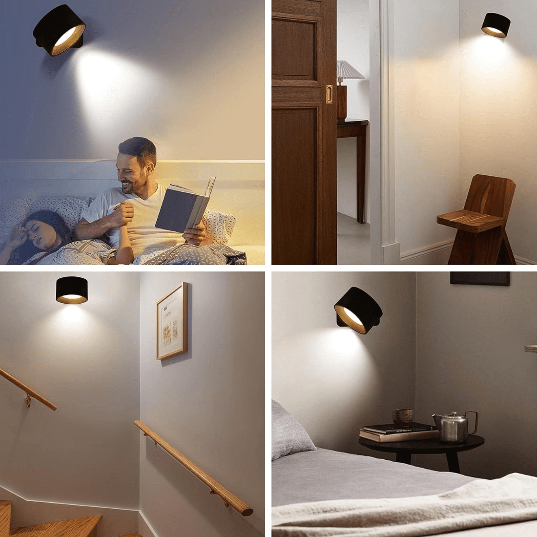 Wireless 360° Rechargeable LED Wall Light