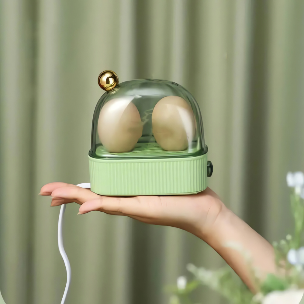 Electric Egg Cooker - Quick & Beautiful Breakfast | Compact Design