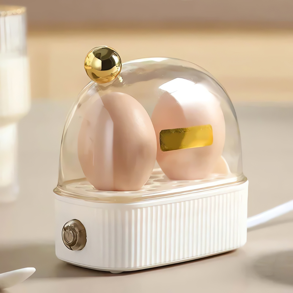 Electric Egg Cooker - Quick & Beautiful Breakfast | Compact Design