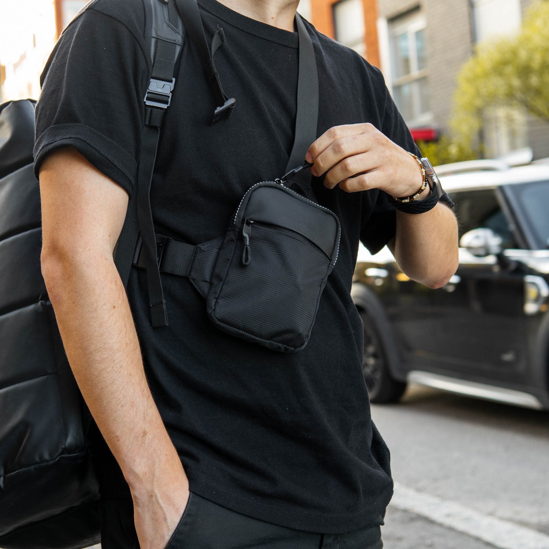 Men - Sling Shoulder Bag - Perfect for Everyday Use