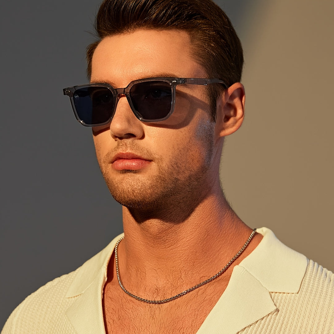 Men's Sunglasses - Square Frame - Durable and Lightweight