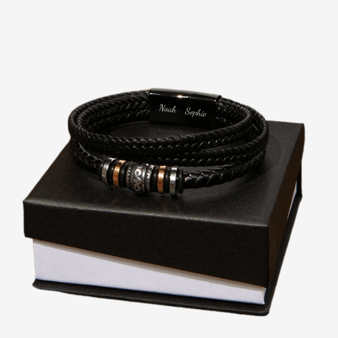 Personalised Leather Bracelet