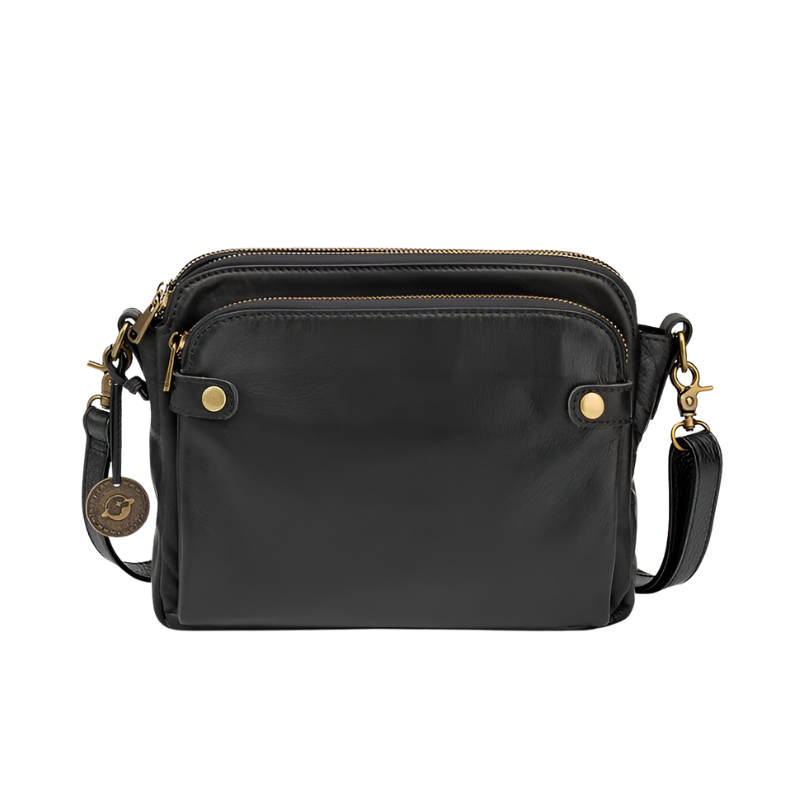 Stylish Leather Crossbody Shoulder Bag - Elegance & Space