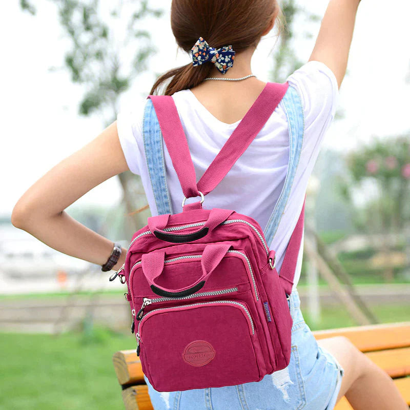 Nylon Waterproof Backpack | Multiple Layers | Stylish Design