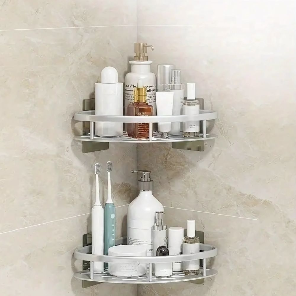 Aluminium Shower Shelf - Self-Adhesive | Rust-Free | Stylish