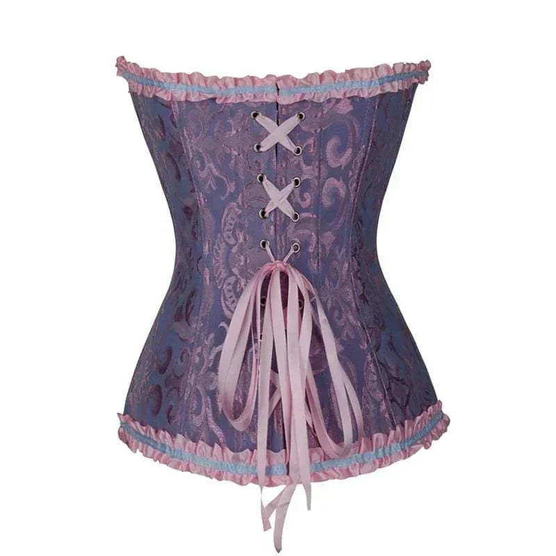 Ladies Lace Corset - Strapless & Elegant Design