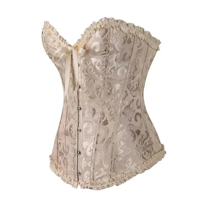 Ladies Lace Corset - Strapless & Elegant Design
