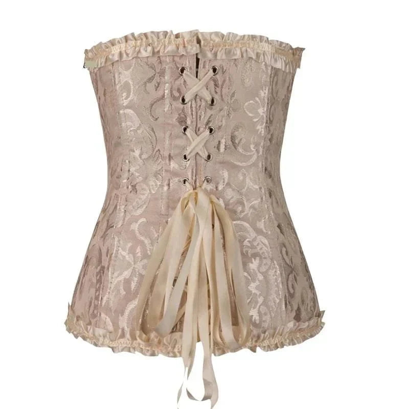 Ladies Lace Corset - Strapless & Elegant Design
